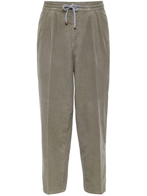 Pantaloni a coste con coulisse Brunello Cucinelli | M279DE1710C6315